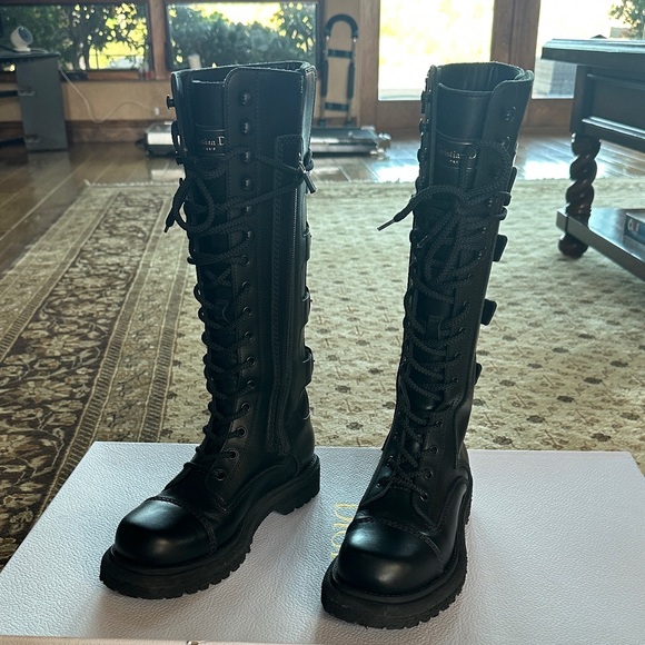 Auth. Dior Diorebel combat boot - Picture 4 of 17